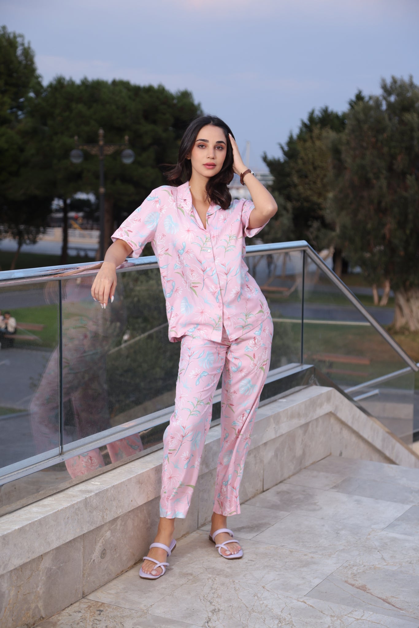 Light Pink Pyjama Set